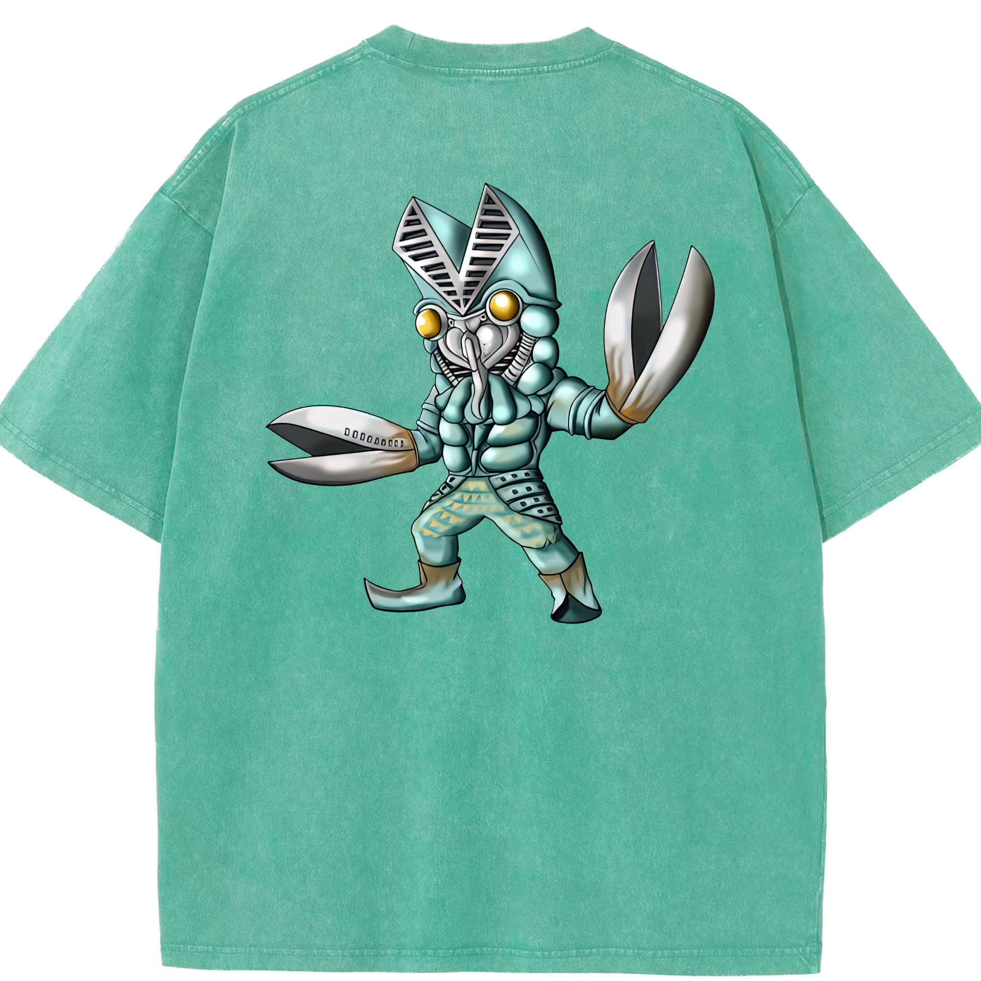 （画像用） ウルトラマン Ultraman 綿100% ヴィンテージ風 半袖Tシャツ（背面プリント）